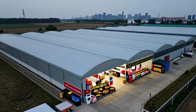 农业基地中的仓储配送优势展示